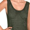 Vestido Largo de Playa Metalizado sin Mangas - Detalle del diseño - Ana Faura