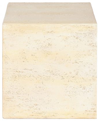 Mesa Auxiliar Atenas de Magnesia | Textura Travertino Beige - Foto 1 - Ana Faura