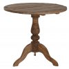 Mesa Auxiliar de Teca Natural y Velador de Diseño Rústico - Foto 1 - Ana Faura