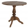 Mesa Auxiliar de Teca Natural y Velador de Diseño Rústico - Foto 2 - Ana Faura