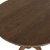 Mesa Auxiliar de Teca Natural y Velador de Diseño Rústico - Foto 3 - Ana Faura
