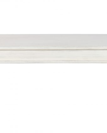 Mesa de centro auxiliar de madera decapada rústica blanca 173x104x49 cm - Foto 1 - Ana Faura
