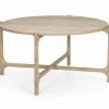 Mesa de Centro Redonda de Madera de Mango Natural Ø120cm - Foto 1 - Ana Faura