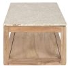 Mesa de Centro de Mármol y Madera Reciclada, Estilo Industrial Rústico - Foto 4 - Ana Faura