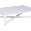 Mesa de Centro Olmo Macizo en Blanco Decapado 170x109x41 cm - Foto 4 - Ana Faura