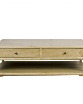 Mesa de Centro de Olmo Natural con Cajones de Almacenamiento - Foto 1 - Ana Faura