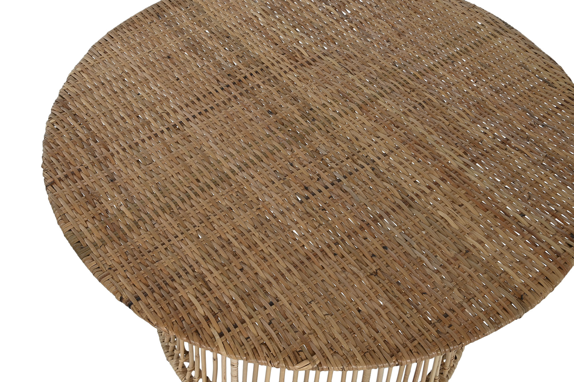 Mesa de Centro Redonda de Ratán Natural 75cm - 2 Mesa de Centro Redonda de Ratán Natural 75cm - Foto 2 - Ana Faura