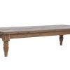 Mesa de Centro en Teca Reciclada con Patas Torneadas de Estilo Colonial - Foto 2 - Ana Faura