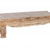 Mesa de Centro en Teca Reciclada Decapé Blanco de 203 cm - Foto 2 - Ana Faura
