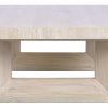 Mesa de Centro en Mármol Travertino y Olmo Blanco - Foto 3 - Ana Faura