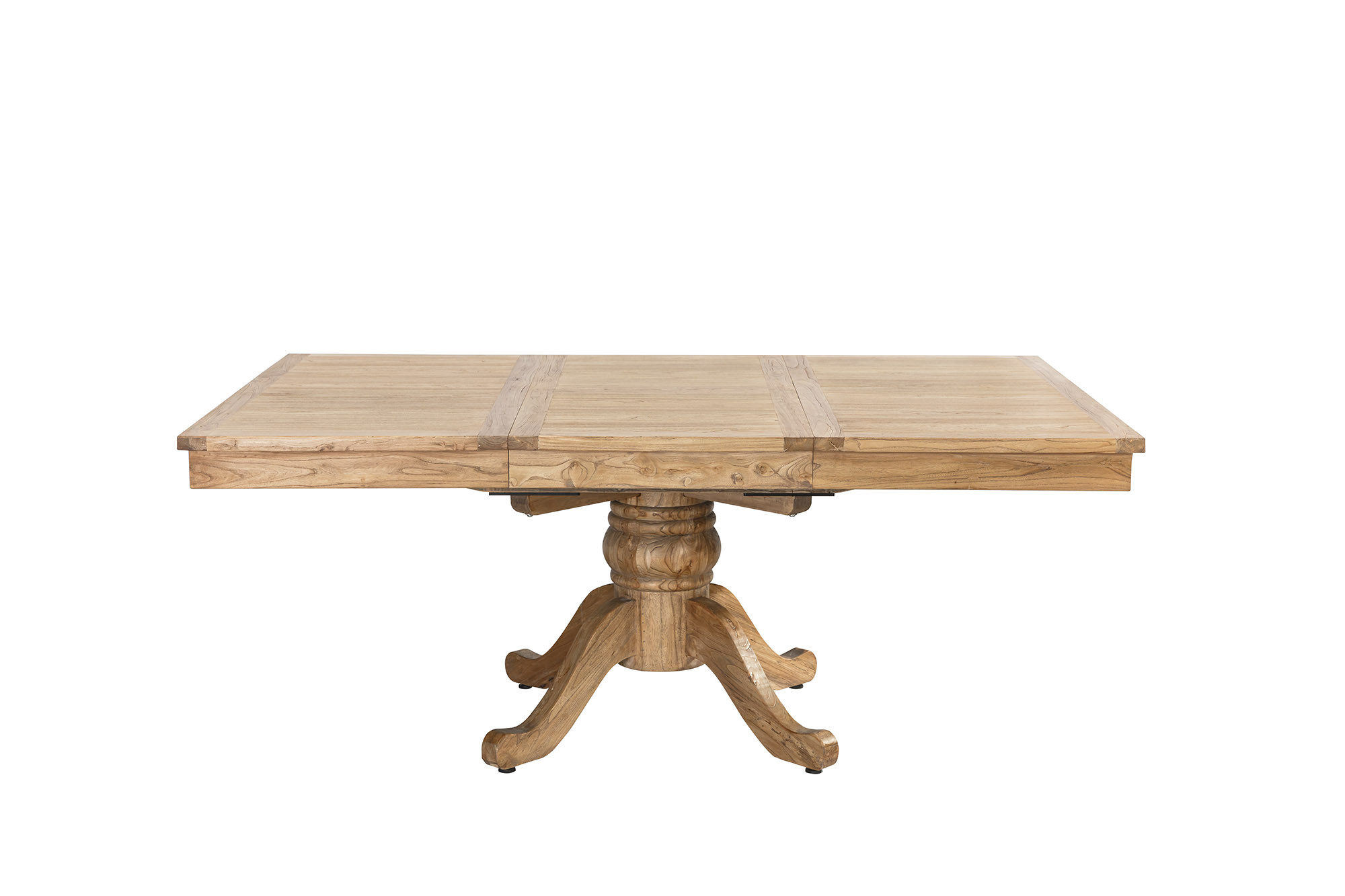 Mesa de Comedor Extensible de Madera Reciclada 130x130 cm - 1 Mesa de Comedor Extensible de Madera Reciclada 130x130 cm - Foto 1 - Ana Faura