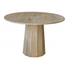 Mesa de Comedor Redonda de Abeto y MDF de 120 cm - Foto 1 - Ana Faura