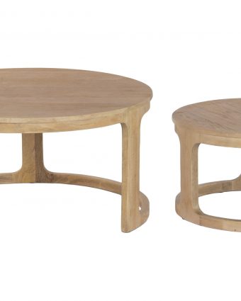 Set de Mesas de Centro Nido en Madera de Mango - Foto 1 - Ana Faura