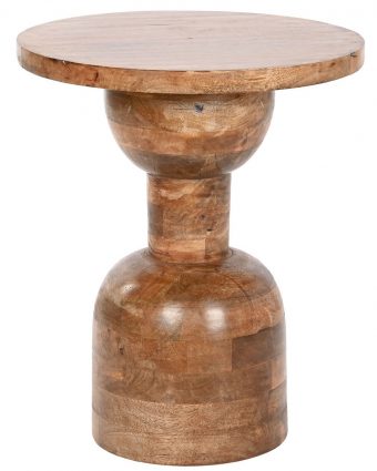 Mesita Auxiliar de Madera de Mango Natural - Foto 1 - Ana Faura