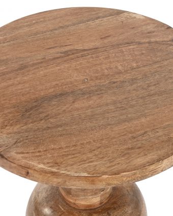 Mesita Auxiliar de Madera de Mango Natural - Foto 2 - Ana Faura