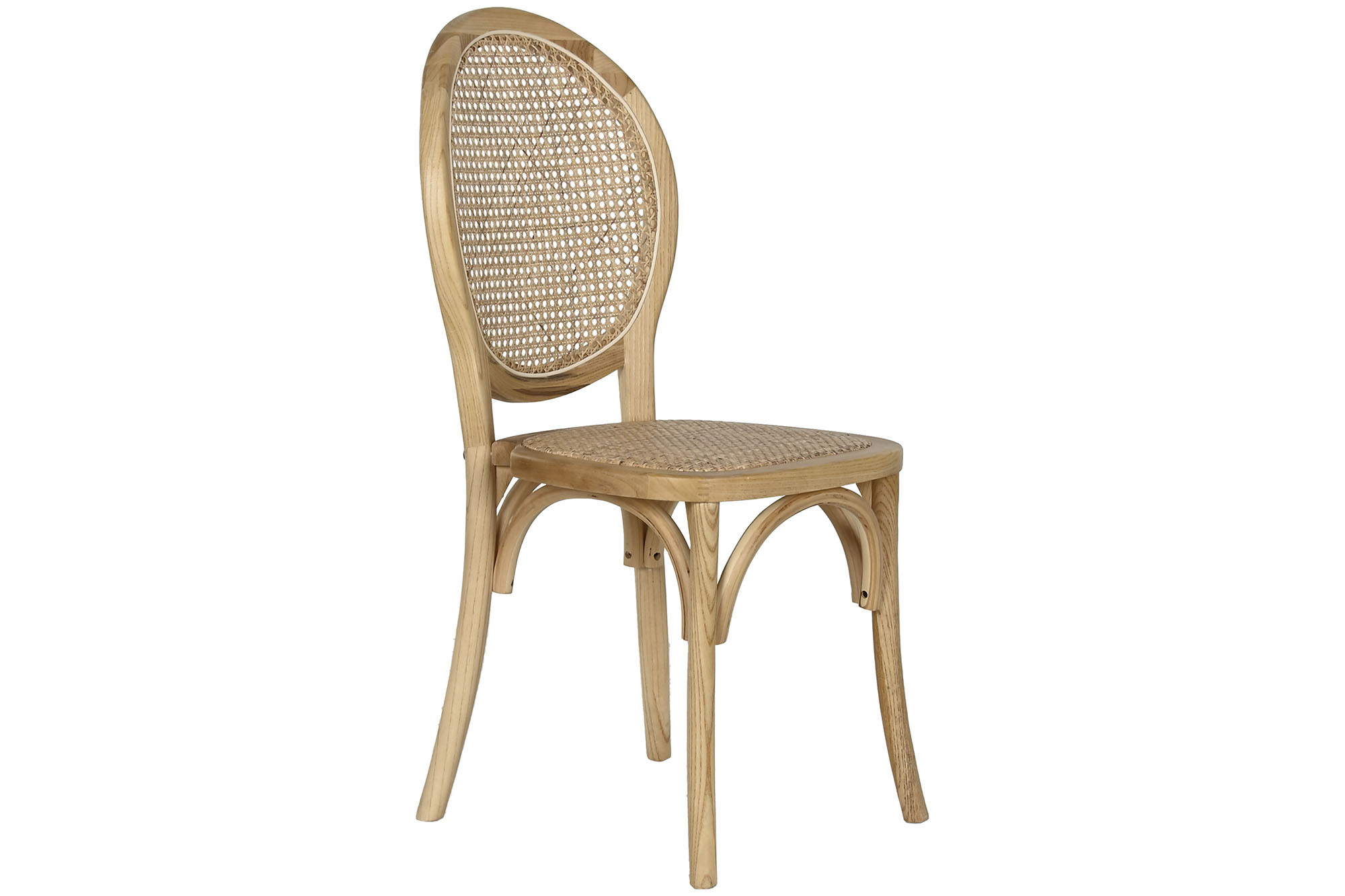 Silla de Comedor Apilable Olmo y Ratán Natural - 1 Silla de Comedor Apilable Olmo y Ratán Natural - Foto 1 - Ana Faura