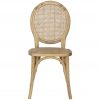 Silla de Comedor Apilable Olmo y Ratán Natural - Foto 2 - Ana Faura