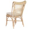 Silla de Comedor de Ratán Natural con Cojín Beige - Foto 4 - Ana Faura