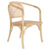 Silla de Comedor Olmo y Ratán Natural con Reposabrazos - Foto 1 - Ana Faura