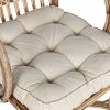Silla de Ratán y Bambú Natural con Cojín Capitoné - Foto 2 - Ana Faura