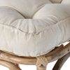 Silla de Ratán y Bambú Natural con Cojín Capitoné - Foto 4 - Ana Faura