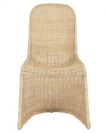 Silla de Ratán Natural en Voladizo Curvo Monobloque - Foto 2 - Ana Faura