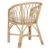 Sillón de Bambú y Ratán Natural con Cojín Blanco - Foto 3 - Ana Faura