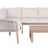 Sofá Modular de Jardín Esquinero Acacia y Poliéster - Foto 2 - Ana Faura