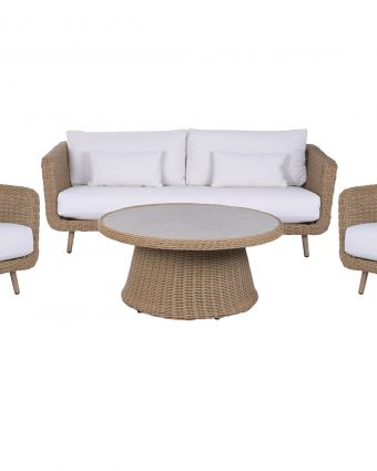 Set de Sofá y Sillones de Jardín en Ratán Sintético y Aluminio - Foto 1 - Ana Faura
