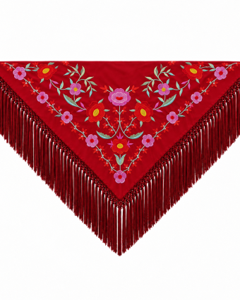 Mantón Edición Premium Sevilla Rojo